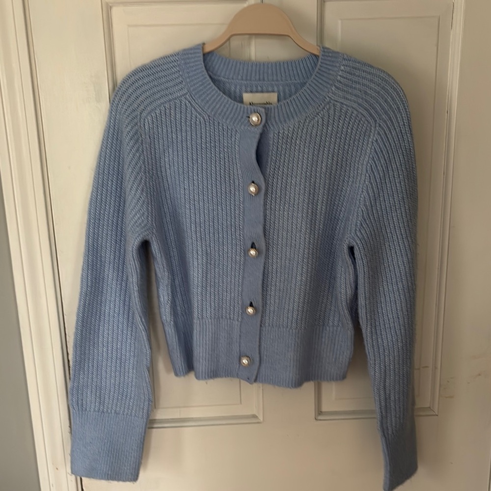 Abercrombie light blue cardigan